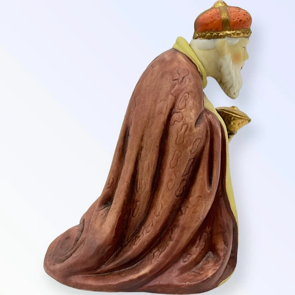 O'well Nativity Heritage Kneeling Wiseman Christmas Replacement 4.25